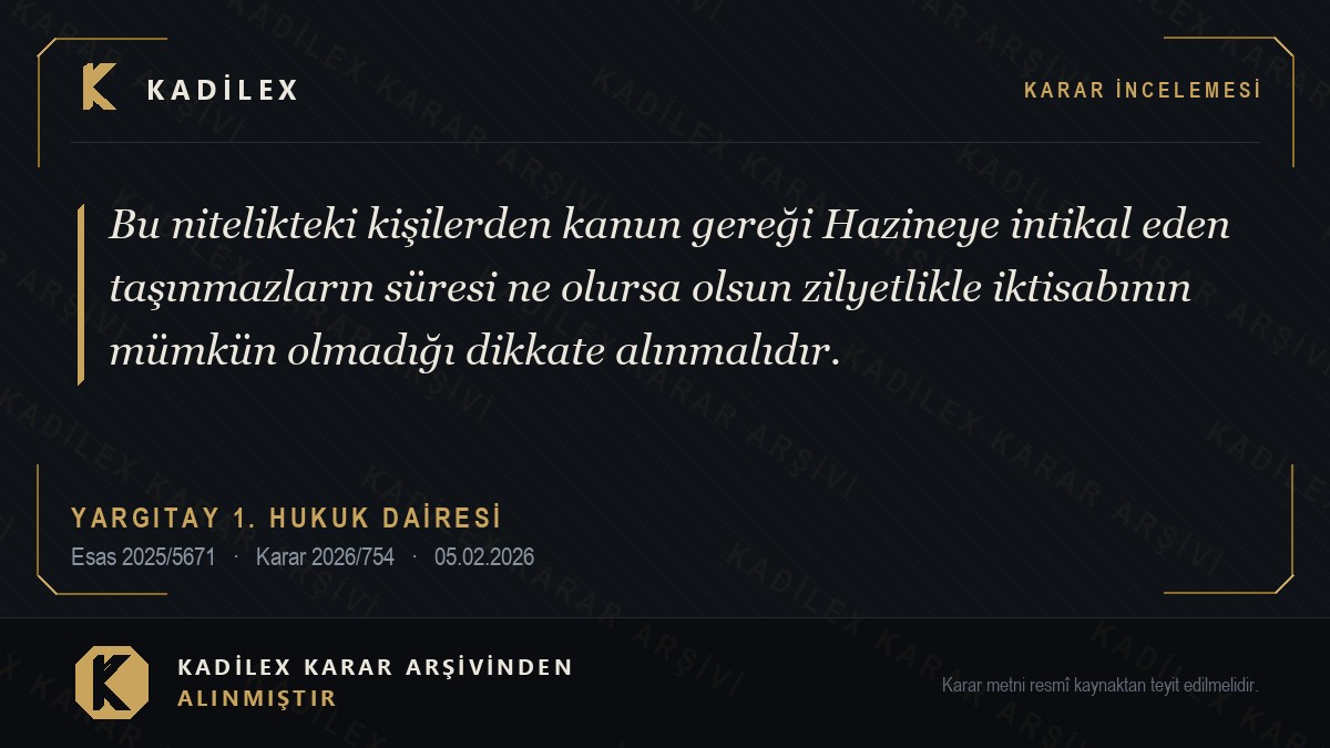 Hangi Araziler Zilyetlikle Kazanılamaz?