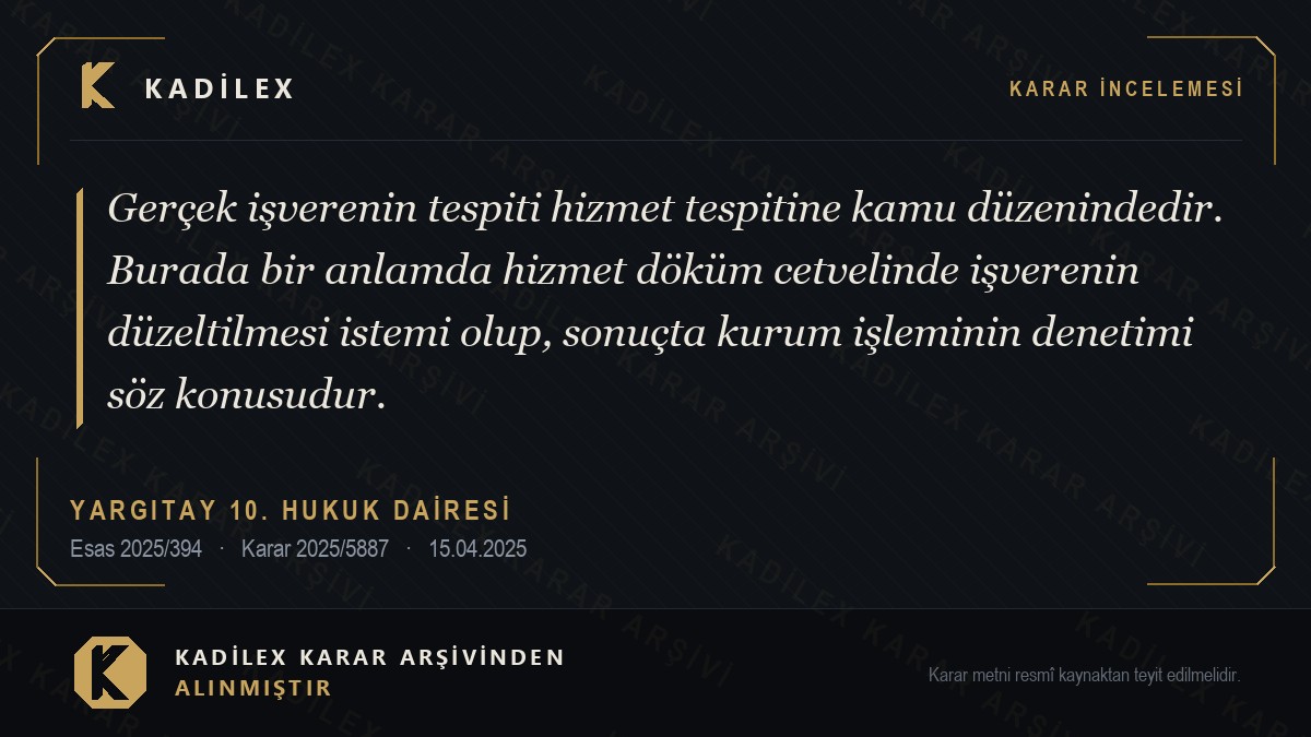 Muvazaalı Alt İşverenlik: Hizmet Tespitinde Ne Değişir?